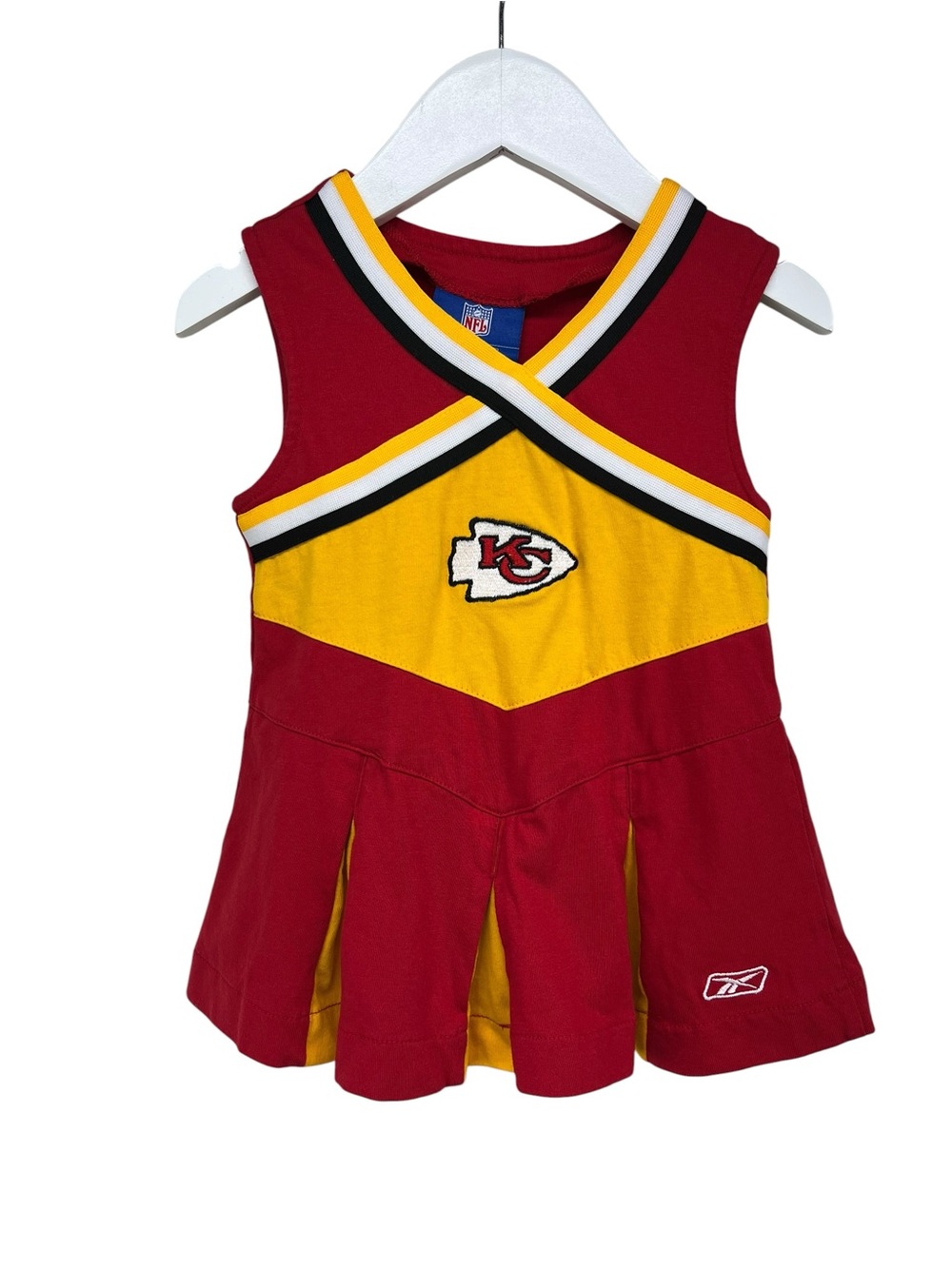 Kansas City Chiefs Toddler Cheerleader Dress 2T Reebok NFL